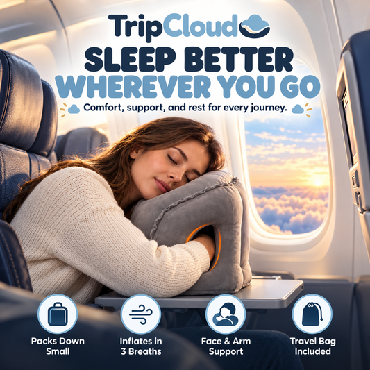TripCloud™ - Inflatable Travel Pillow